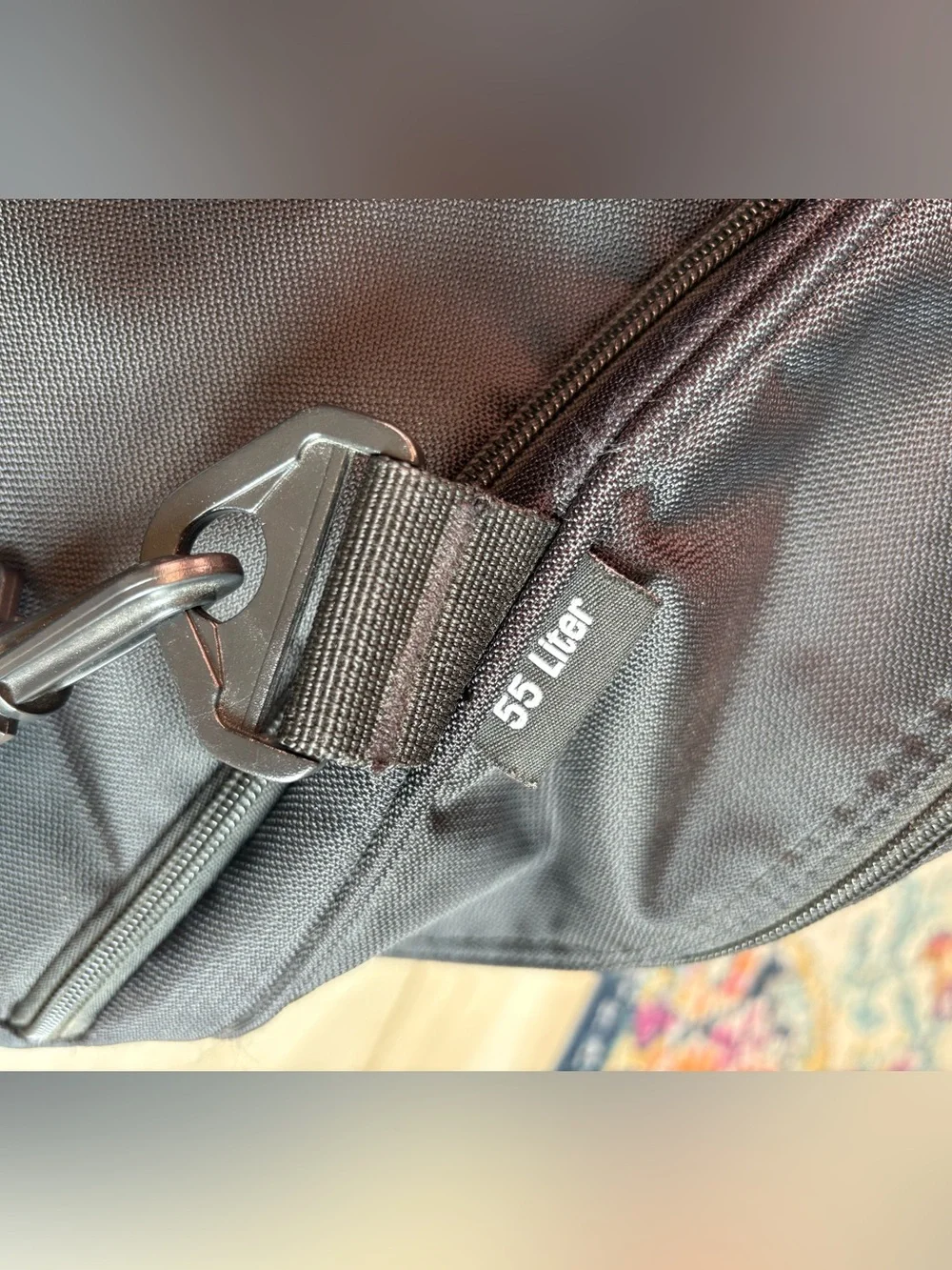 OGIO 55L Duffel Bag Black Gym Travel Sports Large Capacity Shoulder Strap Unisex